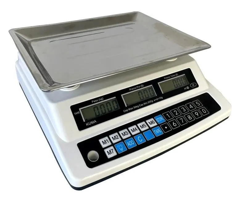 Balanza 30 kg sin torre precio con latu inc.