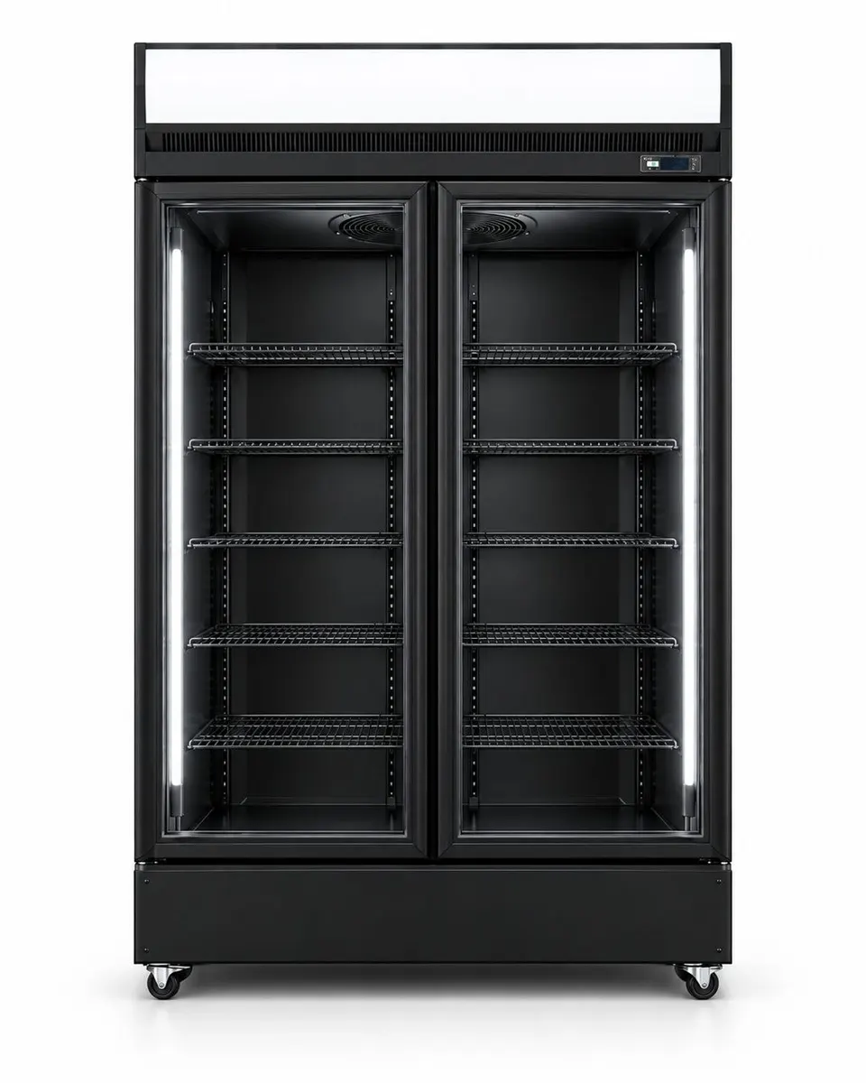 Expositor 2 puertas 1200lts — Top Mounted