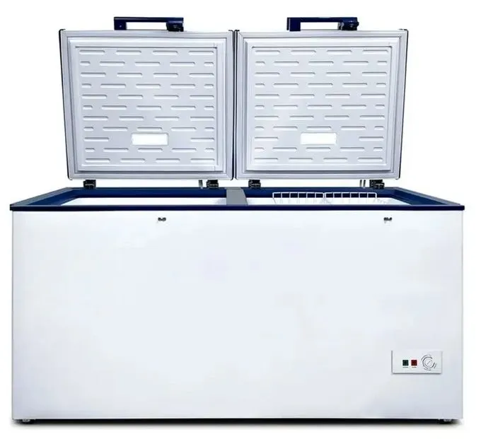 Freezer 423 L 2 tapas ciegas + 2 puertas de vidrio Kuma — Horizontal