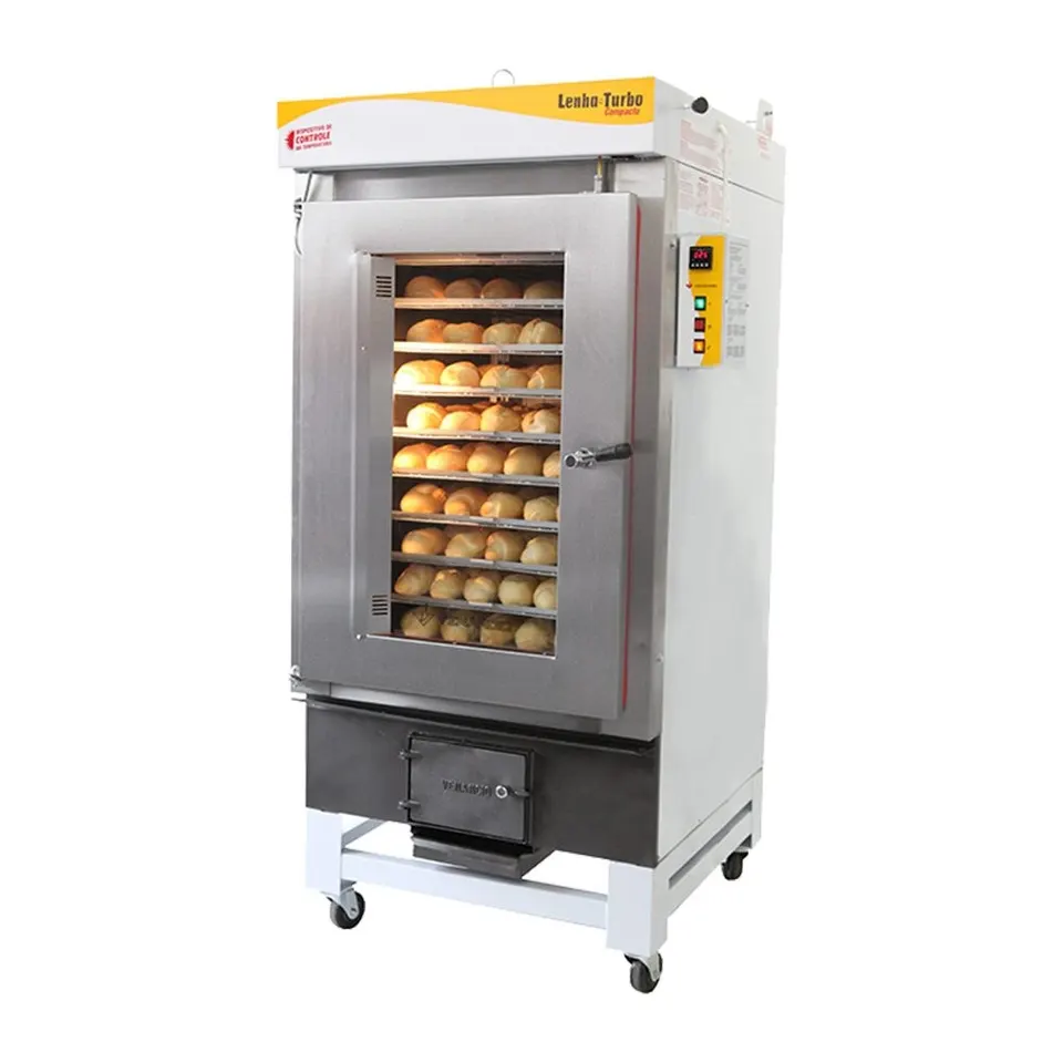 Horno 10 bandejas — Turbinado a leña