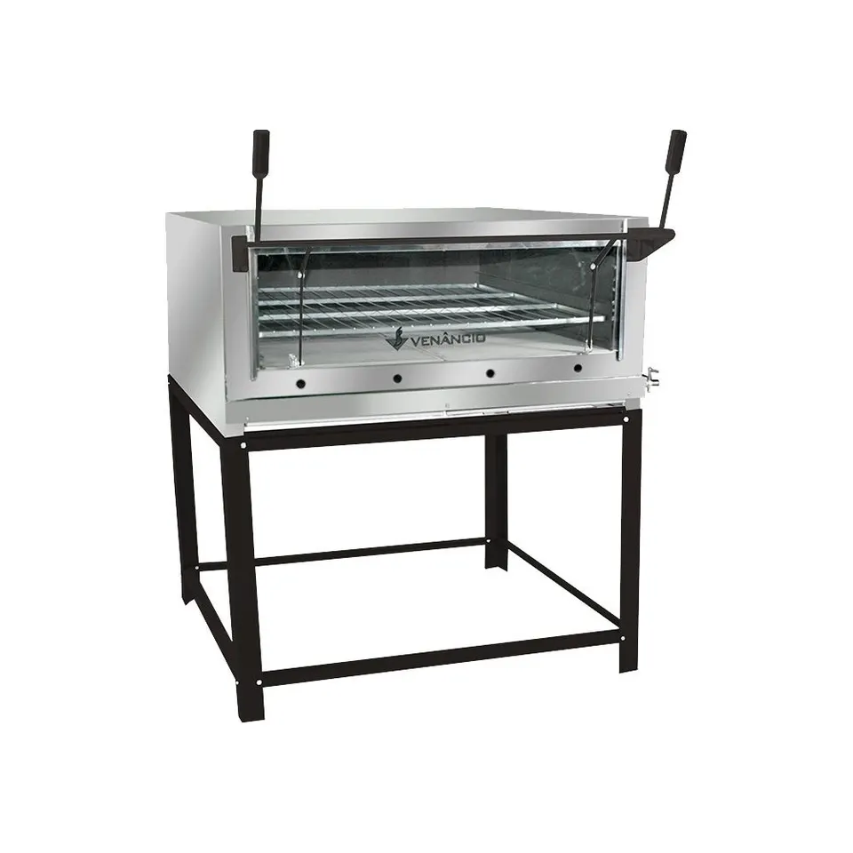 Horno con gratinador infrarojo mod.80 — Pizzero a gas, línea Roma