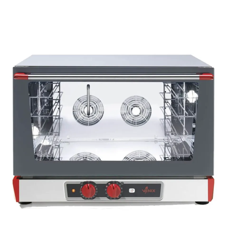 Horno turbinado convector 4 bandejas 60x40 — Eléctrico