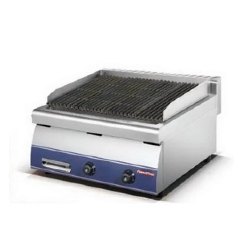 Parrilla grill a gás con piedras volcanicas Flamemax