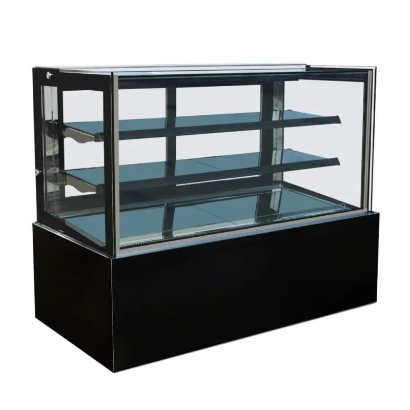 Vitrina 1.50mts vidrio curvo — Modelo Titanium